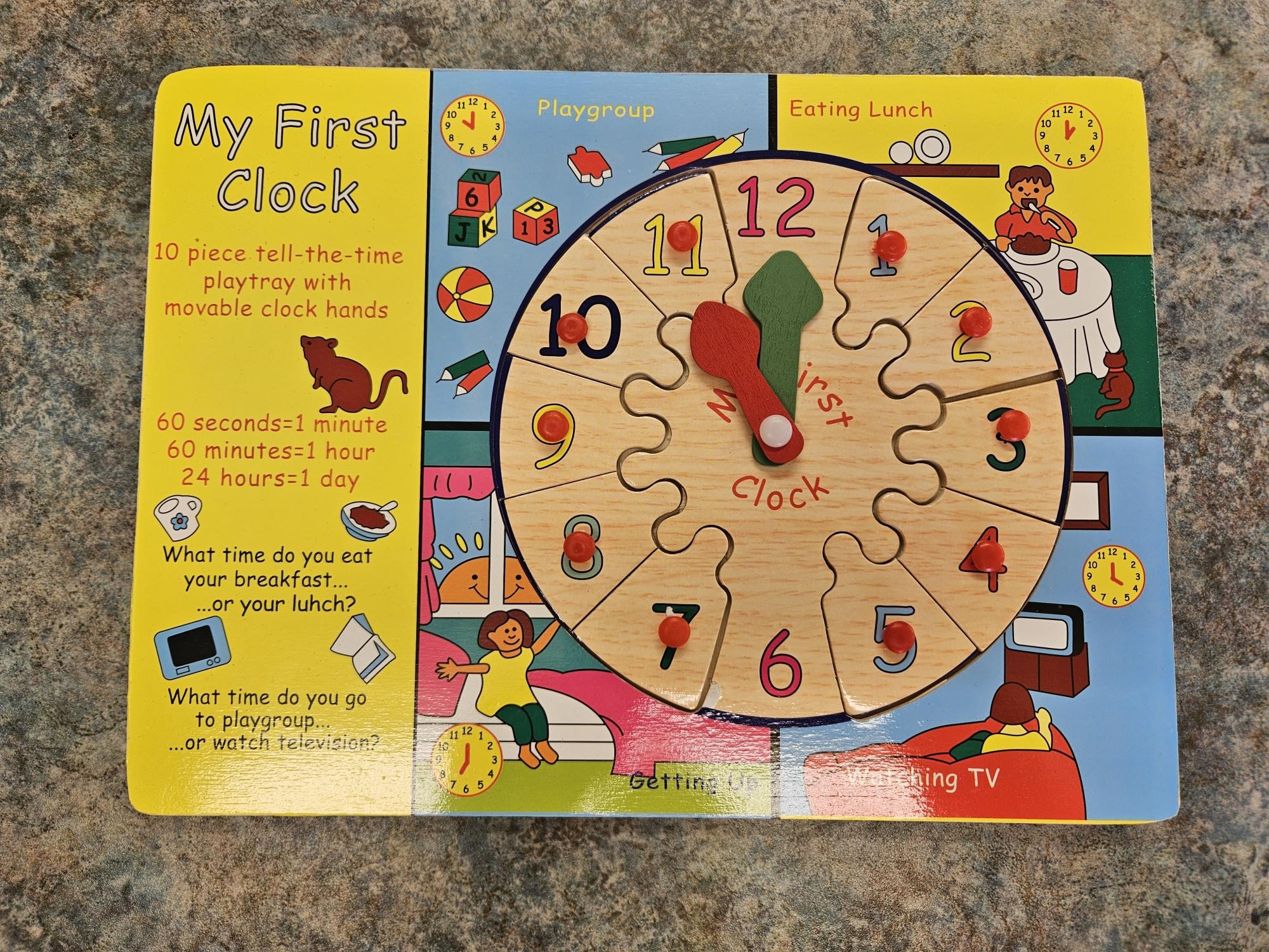 my first clock puzzle