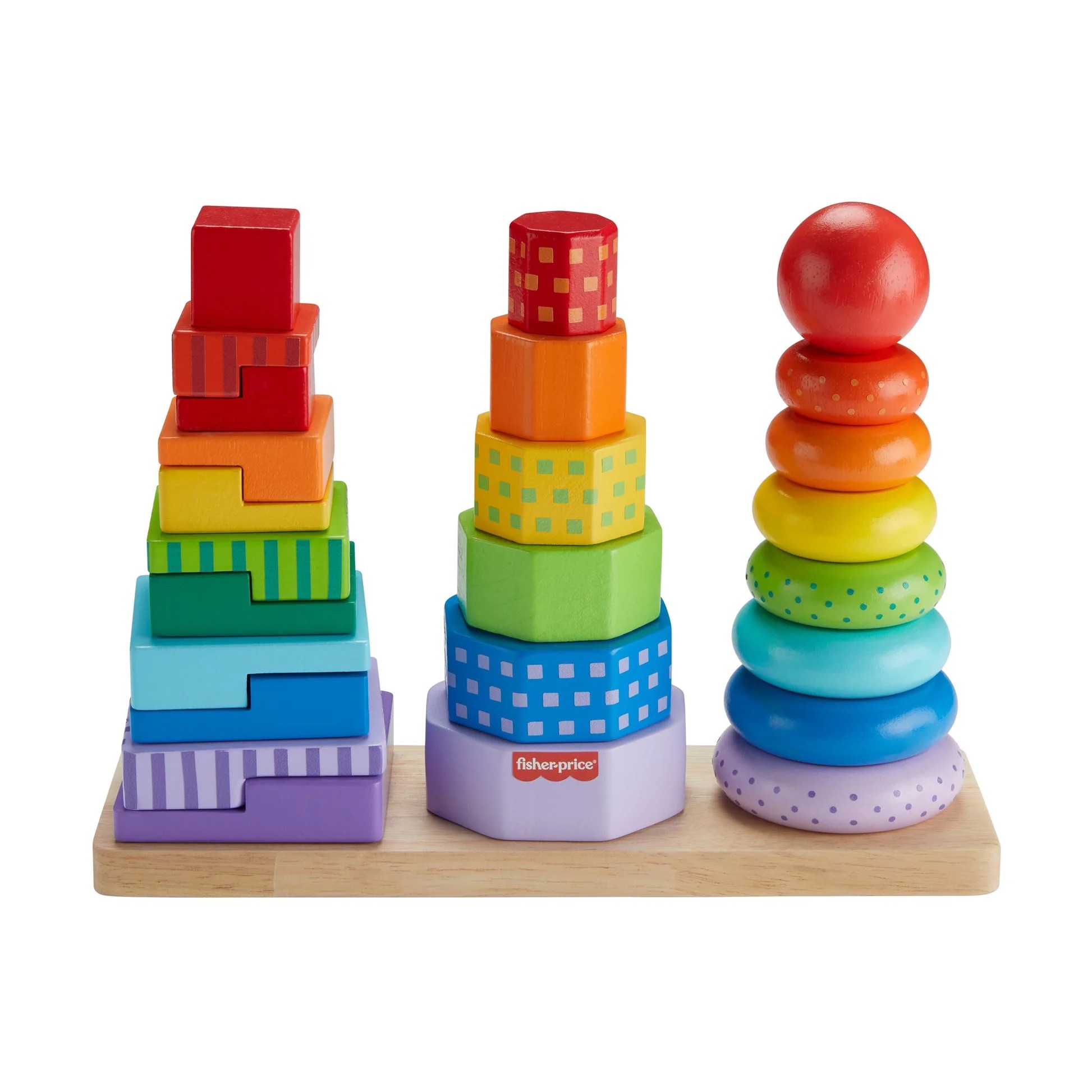 Wooden Stack Shape Sorter