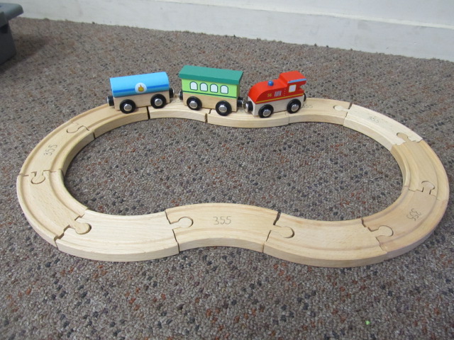  Wooden Train Set Motiv 